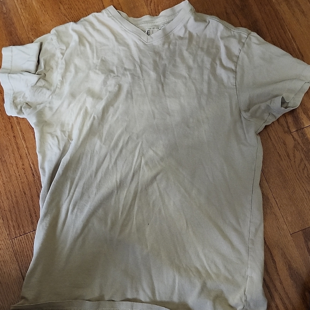 BKE Men's Light Tan V-Neck Tee